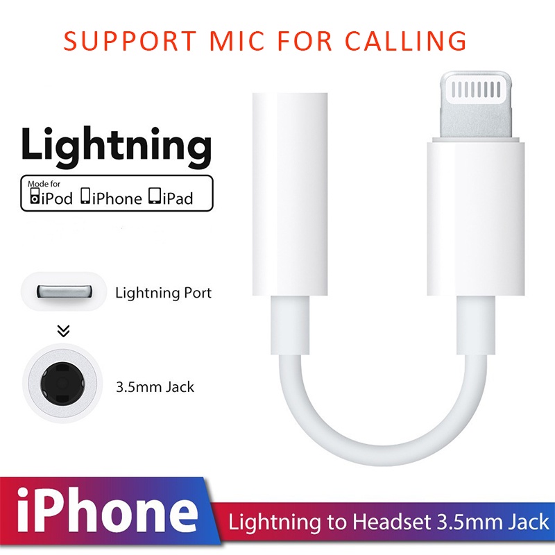 Apple Adaptador de Lightning a Jack de 3.5 mm para audífonos :  .com.mx: Electrónicos