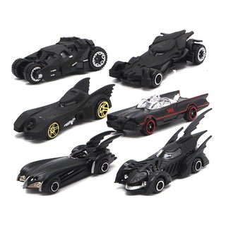 6PCS Hot Wheels Juguetes De Coche Batman Batmobile/Patrulla