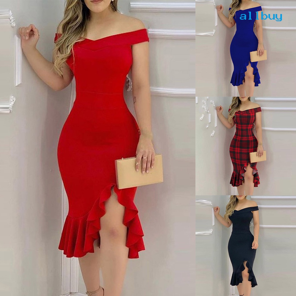 Vestido elegante Sexy para mujer, Vestidos formales para mujer, vestido de  fiesta de noche, Vestidos largos de noche de retazos, Vestidos de mujer sin