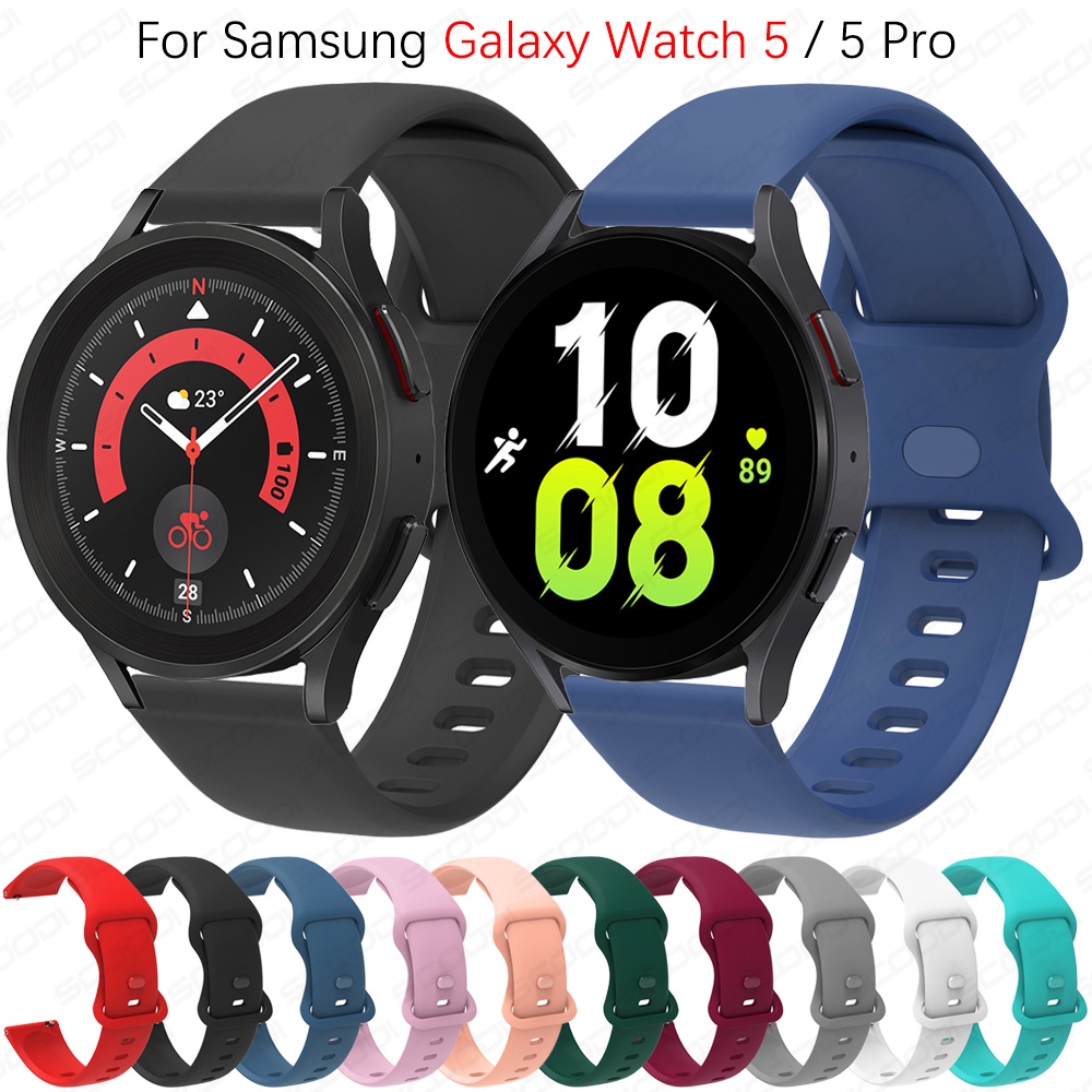 Correa De Silicona Para Samsung Galaxy watch 5 5 Pro 4 4 classic 3