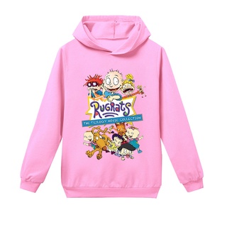  Rugrats - Sudadera con capucha para mujer, diseño de gato,  color rosa : Ropa, Zapatos y Joyería