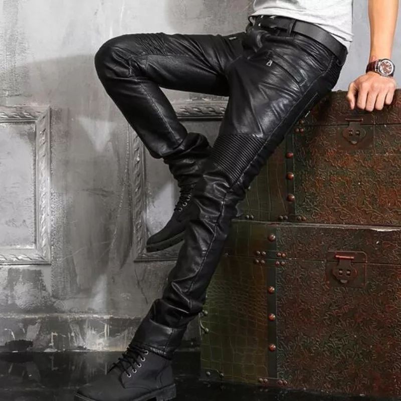 Pantalon Cuero Hombre