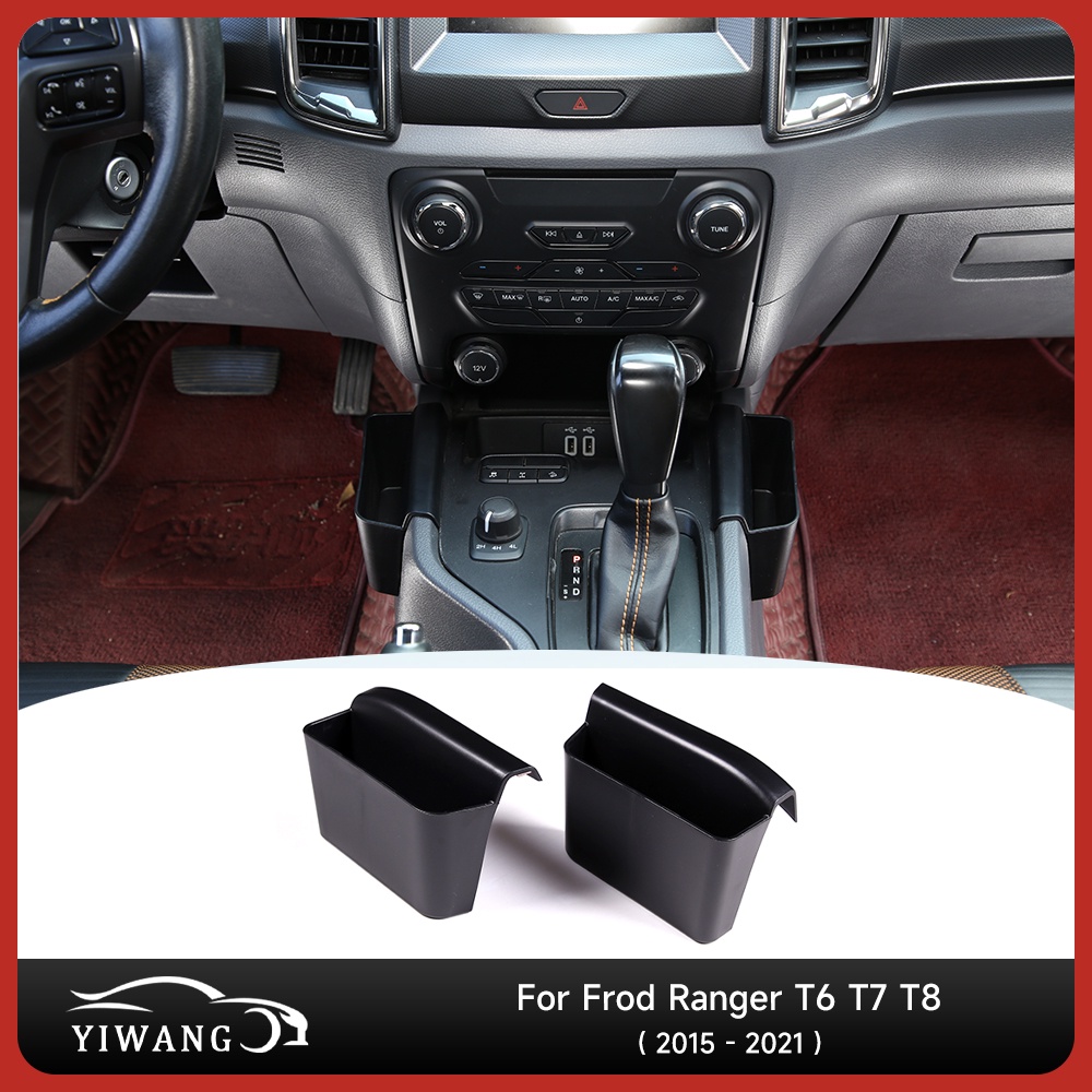 Para Ford Ranger T6 T7 T8 Accesorios De Coche Interior De La Consola  Central Del Asiento Caja De Almacenamiento Lateral Organizador 2015-2021