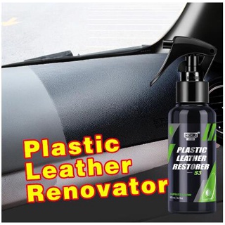 Restaurador de plástico para coche, productos de limpieza para coche con  brillo negro, restauración de cuero y pulido automático, renovador de  revestimiento de reparación