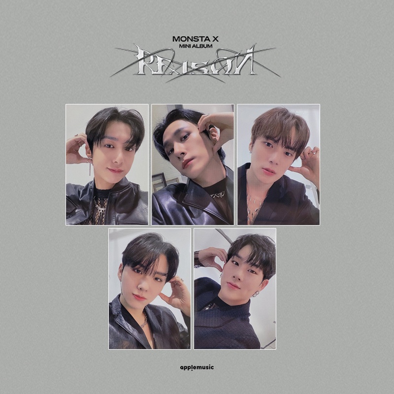 Full Set) Monsta X 12th Mini Album - Reason [APPLEMUSIC 1st