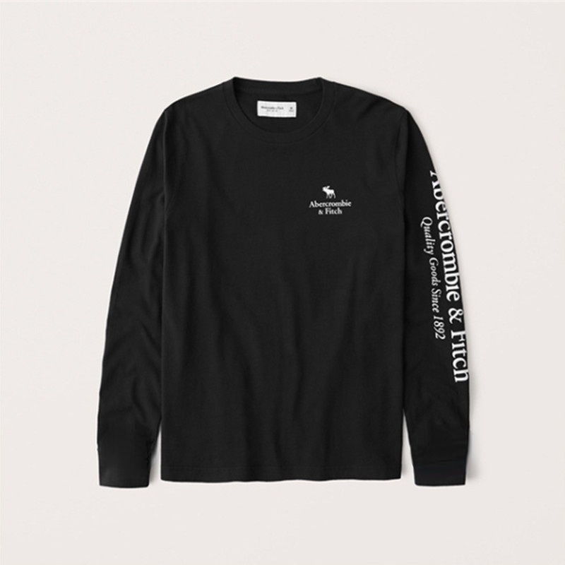 Playeras manga larga abercrombie para hombre hotsell