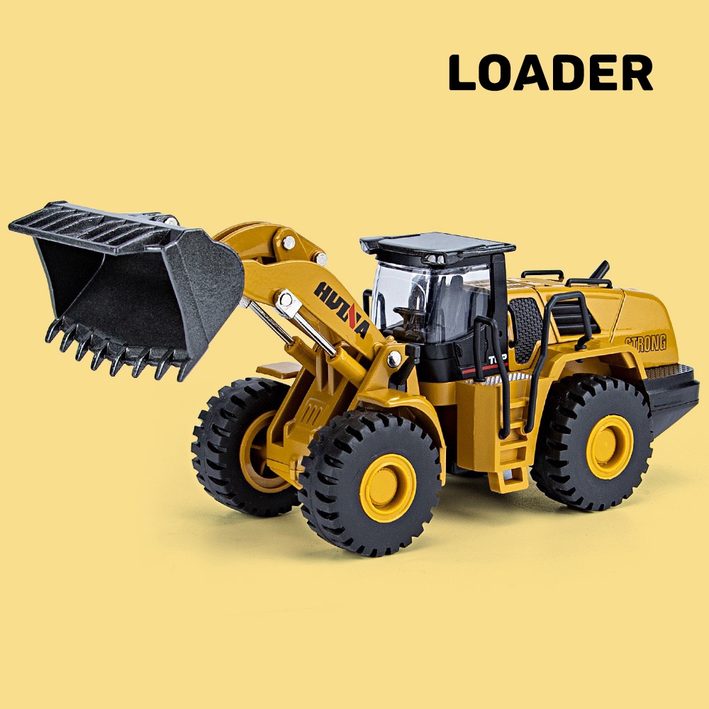 Excavadora De Orugas En Aleación 1:50 – Juguete De Construcción Realista Con Brazo Articulado, Para Niños +8 Años