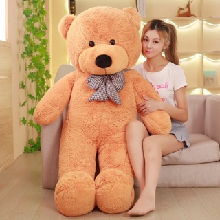 Osos de peluche grandes y suaves, juguete de peluche con bufanda de 80cm y  100cm, osos grandes bonitos para niños, almohada gigante, muñecas, regalo  de novia