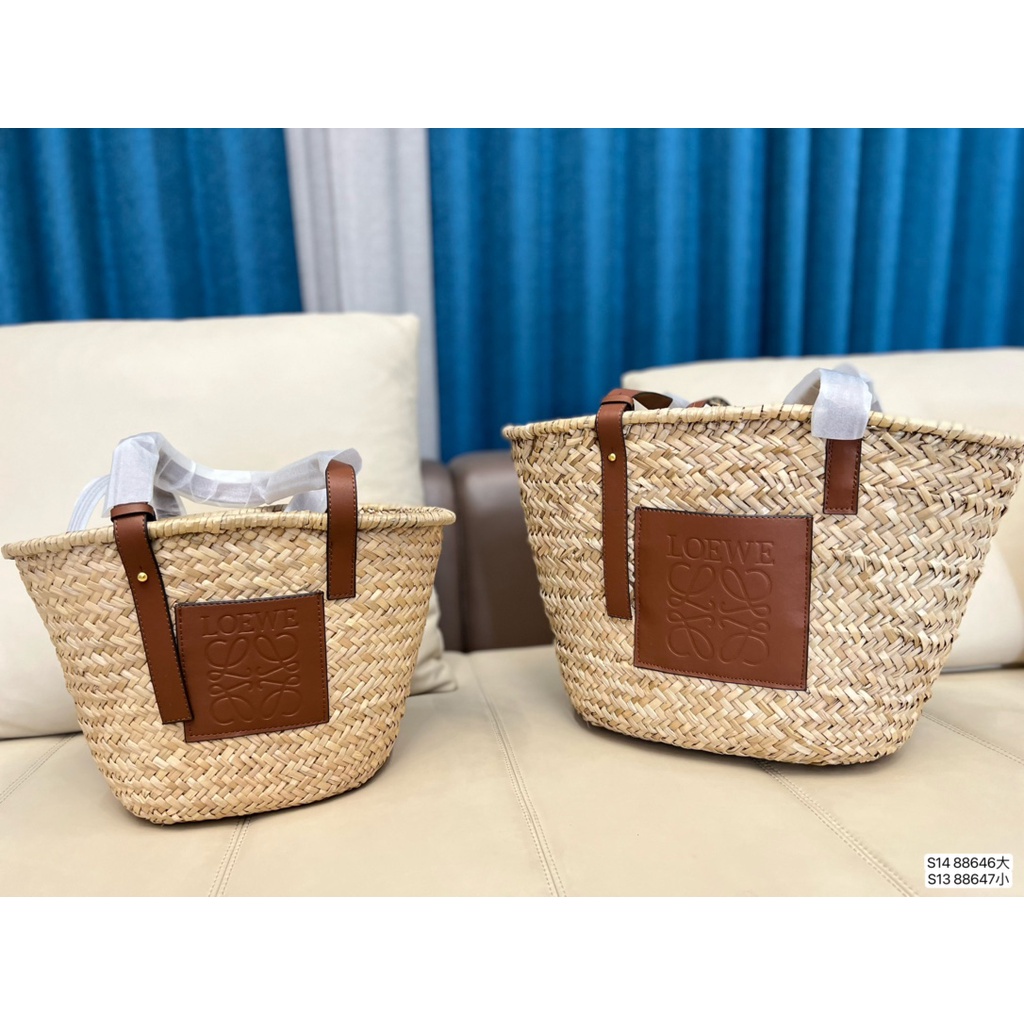 Loewe Basket Bolso De Playa Tejido tote Shopee M xico