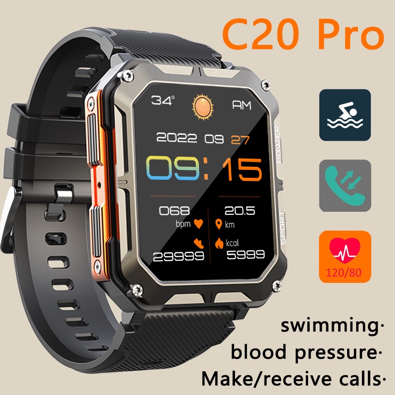 Reloj inteligente para hombres y mujeres, compatible con iPhone, Samsung,  teléfono Android, 1.85 pulgadas, HD, impermeable, reloj de fitness con