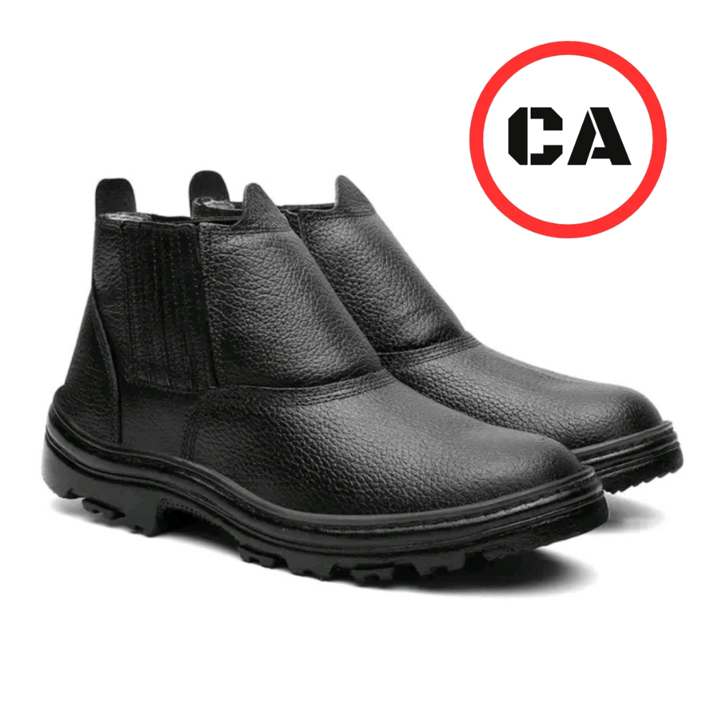 Botas De Seguridad De Epp , Zapatos De Trabajo Reforzados Con Cuero C.A ...