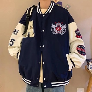 Chaqueta de béisbol americana para hombre - Chaqueta beisbolera