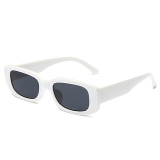 Gafas de sol de verano al aire libre con marco pequeño rectángulo de diseño  personalizado hip hop agujero gafas de sol sombras para hombres mujeres :  : Moda