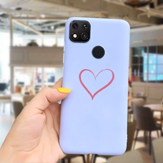 Funda suave De silicón/Tpu con diseño De corazón Amor Para Xiaomi Redmi 9c/Redmi  9c/Redmi 9c