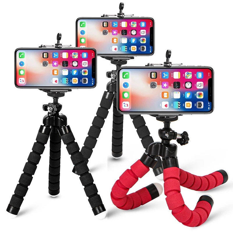 Trípode para teléfono celular, trípode de aluminio de 54 pulgadas para  iPhone y Android, teléfono celular y cámara con obturador, soporte para  tableta