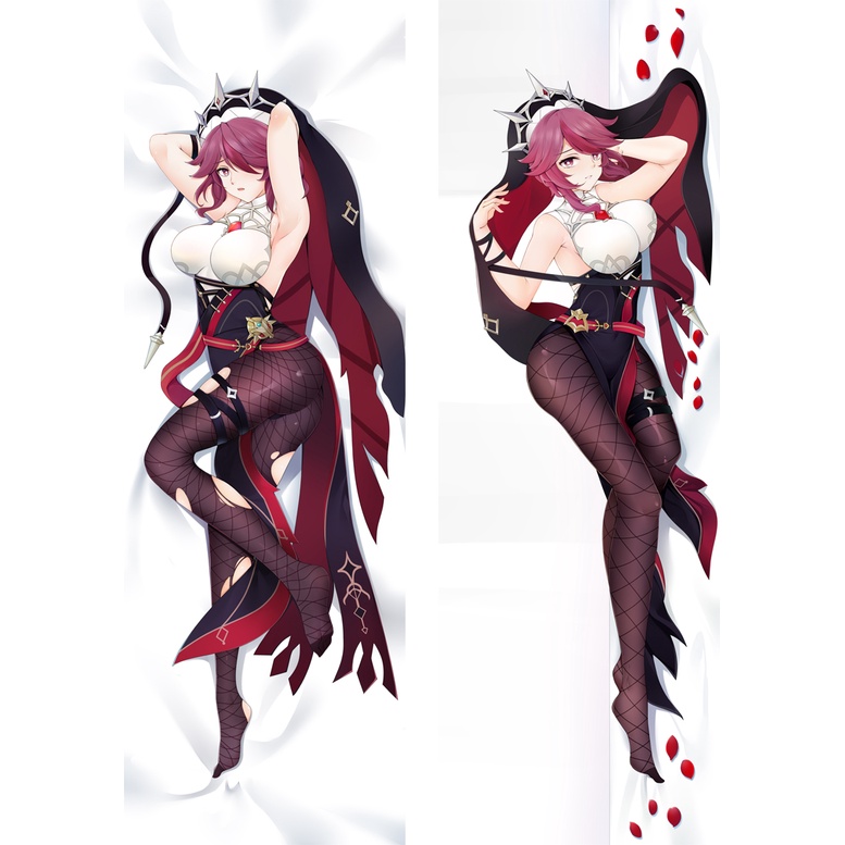 60x180cm Juego Genshin Impacto Nuevo Hu Tao Kawai Cosplay Dakimakura Funda De Almohada Abrazando