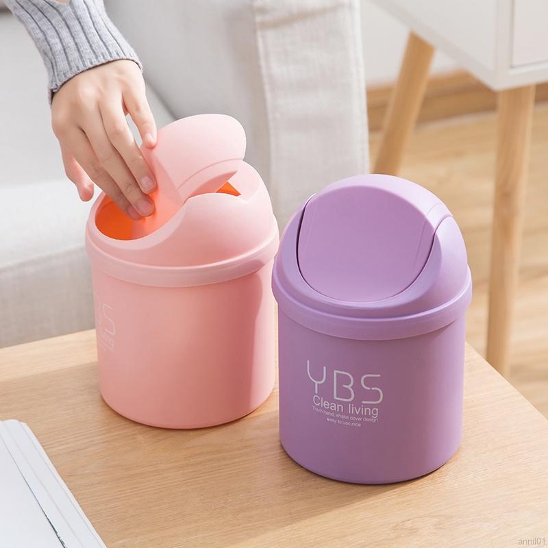 Cubos De Basura Mini Cubo De Escritorio Pequeño Cubo De Basura