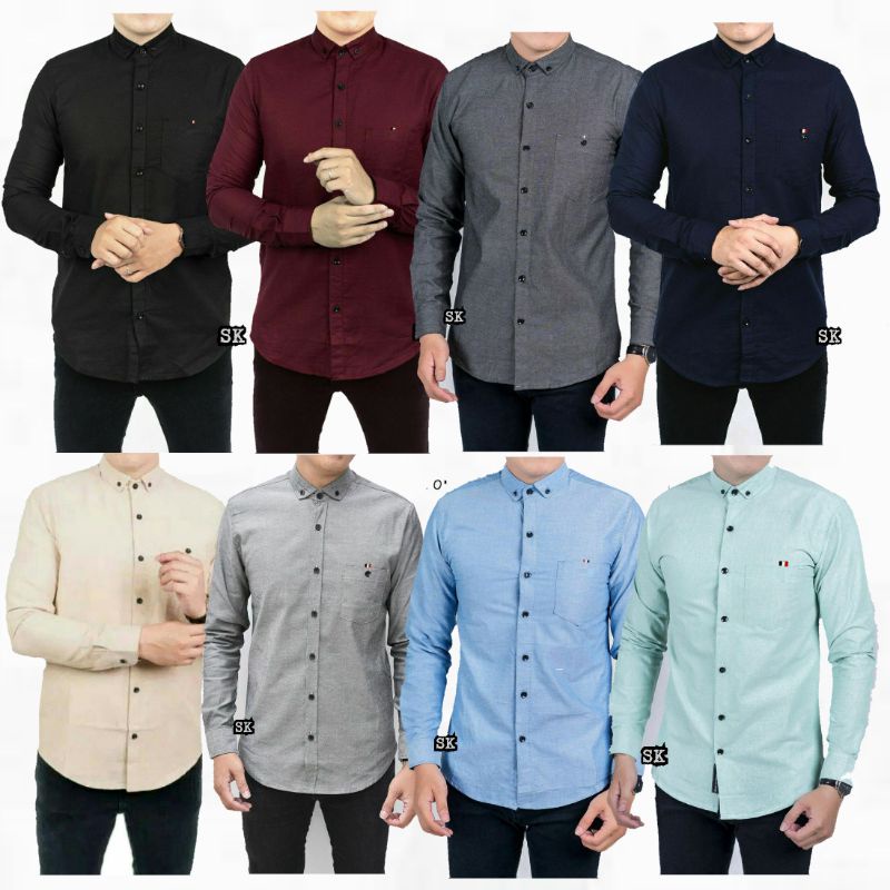 Camisas lisas para hombre sale