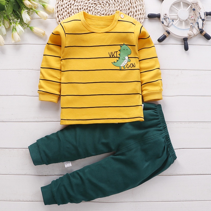  Conjunto de ropa infantil con estampado de pantalones cortos,  conjunto de ropa deportiva para niños, kit de bebé niño (amarillo, 2-3 años)  : Ropa, Zapatos y Joyería