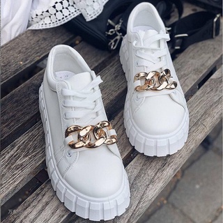 Tenis Sneakers Mujer De Plataforma Modernos Blancos