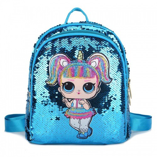 Mochilas para ninos importadas LOL PLS650 mochilas de lentejuelas b