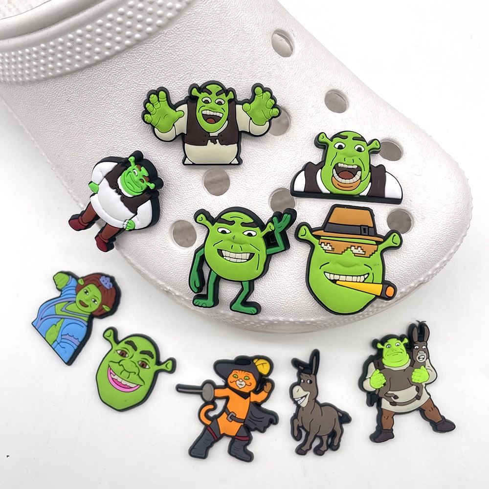 12 Adornos Zapatos Dinosaurios - Brillo Nocturno (¡Divertidos Y Personalizables!)