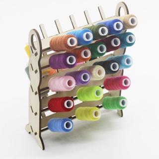Comprar Caja de hilos de coser de 42 ejes, caja de almacenamiento de hilo  de coser, accesorios de costura DIY