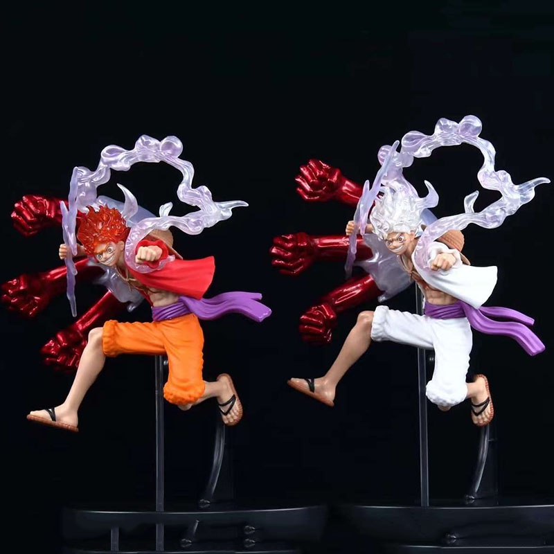 Estátua Monkey D. Luffy Gear 5 Nika One Piece Onigashima Super Bomb Studio  Figure - Laventy