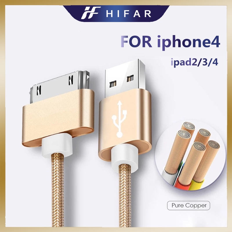 usb Para iphone 4 cable 30 pin Cargador Rápido apple s iPad 2 3 Carga cabe  touch Piezas Puerto 1.5m 4se Adaptador