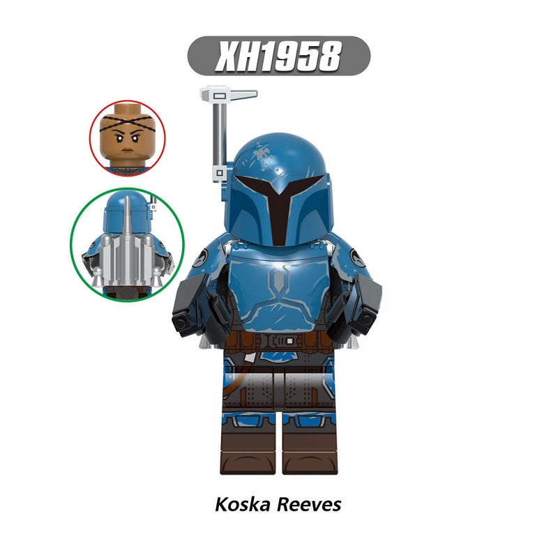 Juguetes Regalos Minifiguras Boba Fett Din Djarin Jango Moff Gideon