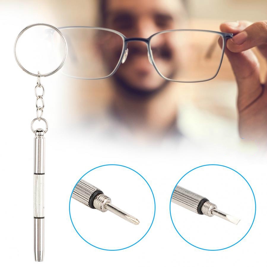 wy ting 1pcs gafas destornillador gafas marco relojes reparación  destornillador herramienta gafas gafas reparación gafas