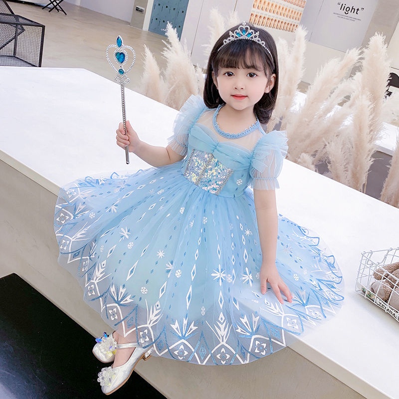 Vestidos frozen hot sale infantil