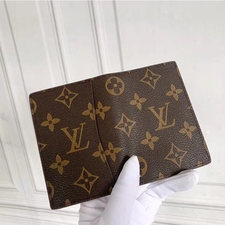 Listo para enviar, 100% original, auténtico Louis Vuitton LV, nueva cartera  para hombre, tarjetero de cuero con caja M63144