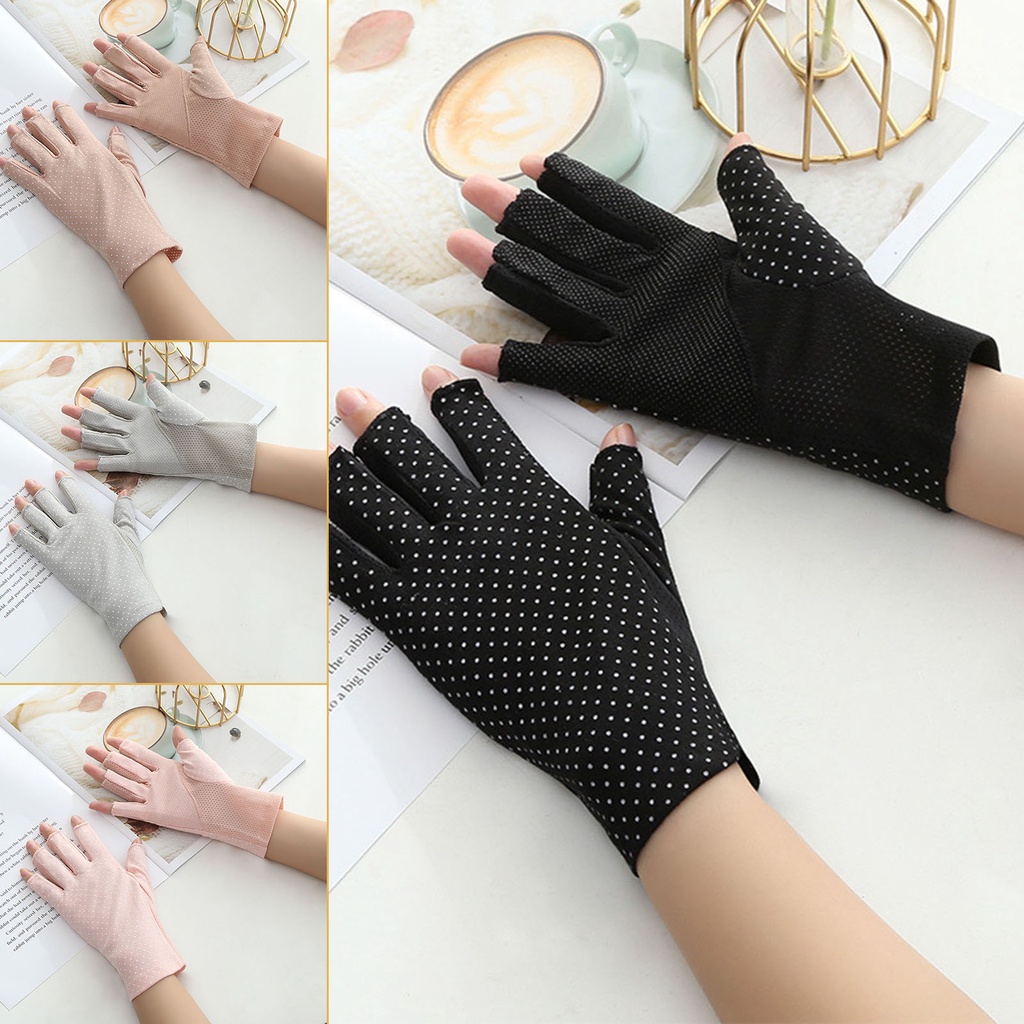 Guantes Conducir Verano Guantes Protección Solar Mujer | UPF 50+, Touchscreen Y Antideslizantes Guantes Conducción Touchscreen