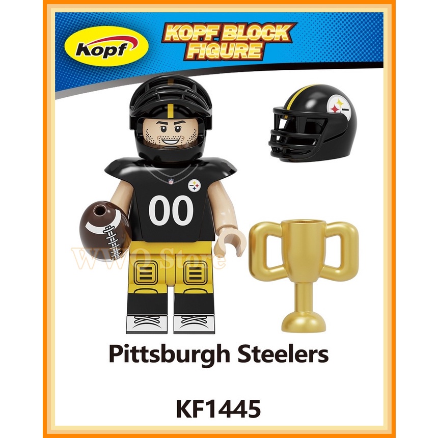 Troy Polamalu NFL Oyo Mini Figure Lego Compatible Pittsburgh Steelers :  : Juguetes y Juegos