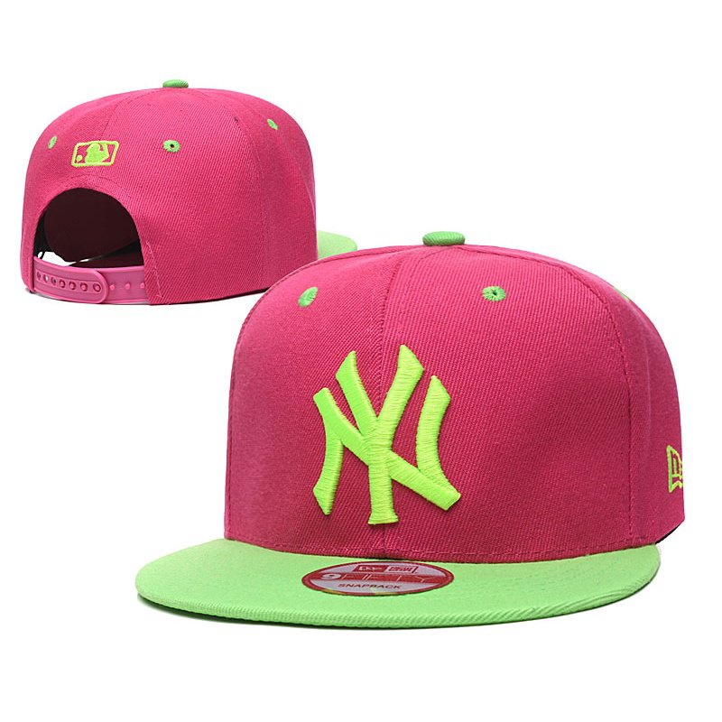 2021 Moda MLB NY Gorra Plana Bordado Sombrero Redondo Hip Hop