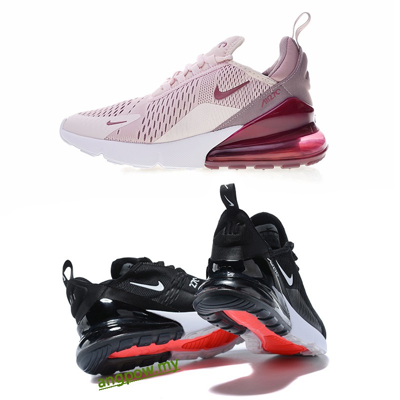 nike air max 270 kylie boon Zapatillas Casuales Para Correr Para Mujer Rosa Negro Shopee Mexico