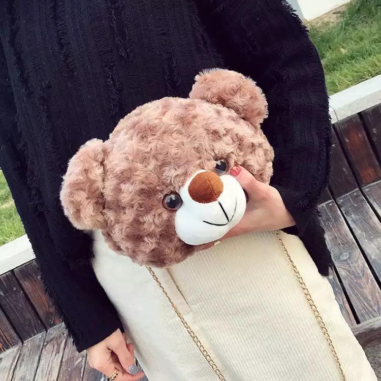 Bolso best sale peluche mujer