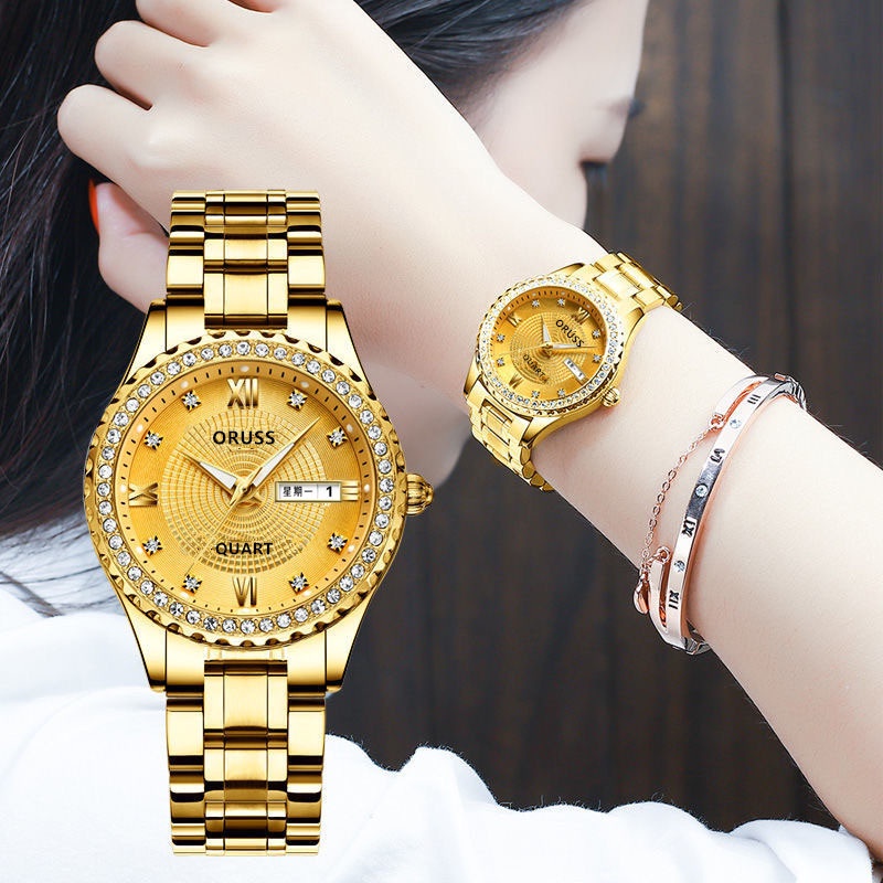 ORUSS Reloj De Oro De Lujo Para Las Mujeres Venta Ahora Original A