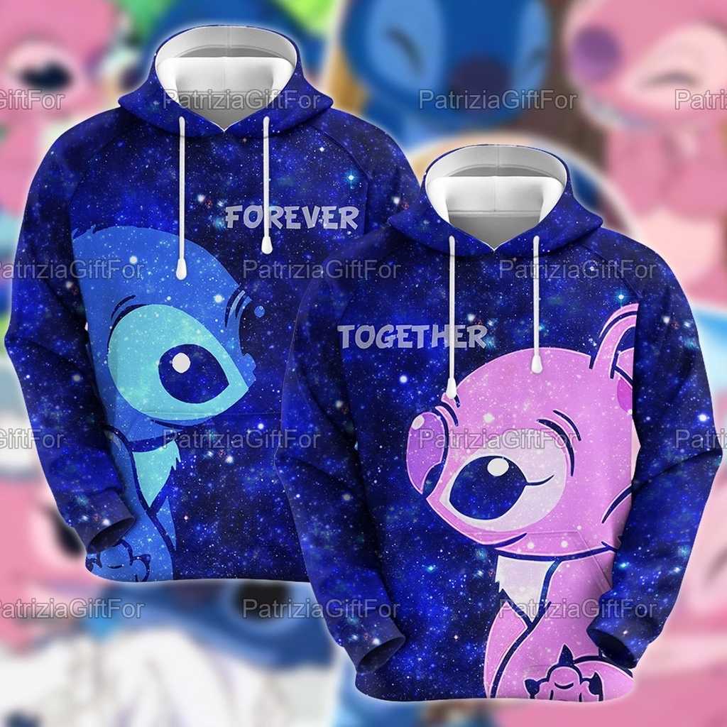 Sudaderas Pareja Stitch Novios