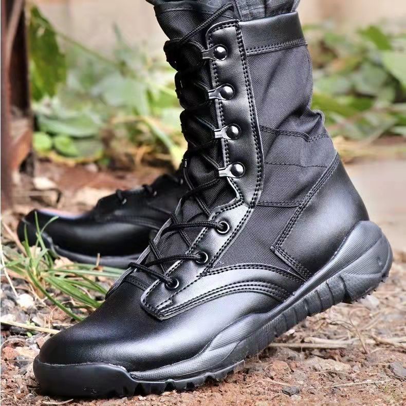 Botas De Militares Para Hombre Botas Tacticas Alta Zapatos Calzado  Resistente