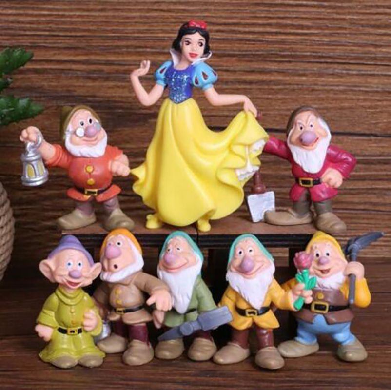 Muñecos de blancanieves y los siete enanitos online