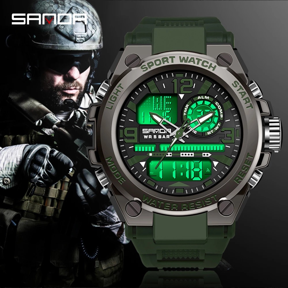 Las mejores ofertas en Relojes de Pulsera Militar Sanda