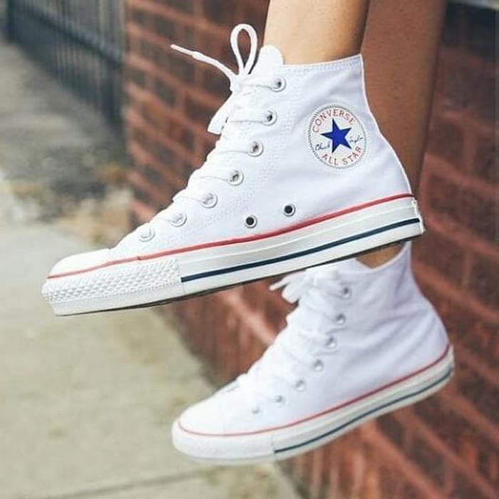 Converse blancos bota hombre hot sale