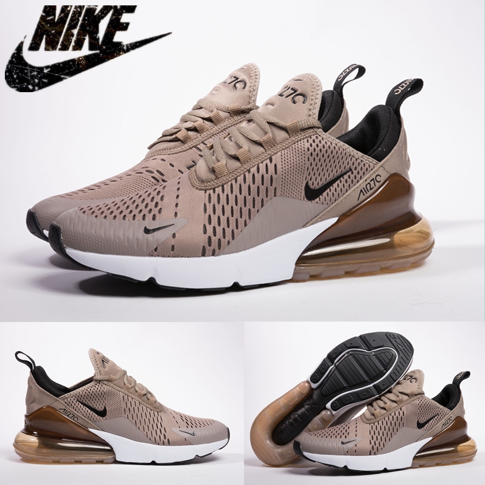 nike air max 270 Zapatos Deportivos Para Hombre Y Mujer Tenis cushion 2019 Nuevo Marron Shopee Mexico