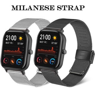 Comprar Correa de nailon de 20mm y 22mm para Amazfit GTS 2 2e GTS2 Mini GTR  42mm 47mm GTR2 2e stratos 2 3, pulsera de reloj Huami Amazfit bip