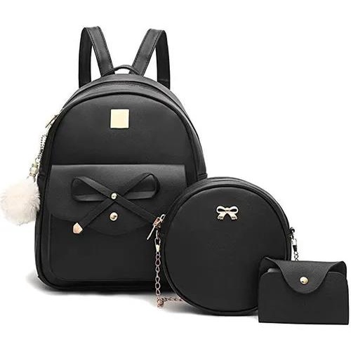 Mochilas para Mujer,Bolsa Tipo Mochila para Dama, 3 Piezas