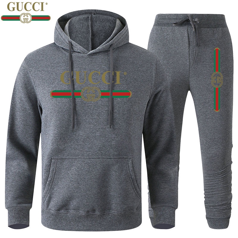 Hombres Mujeres Conjuntos Gucci Sudaderas Con Capucha De Moda Jersey Casual Sudadera Streetwear De Gran Tamano Ropa Pantalones