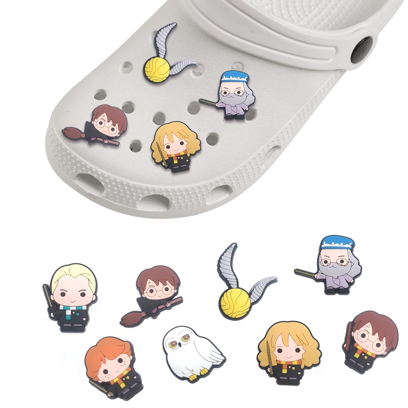 Para Crocs Jibbitz Pins Harry Potter DIY Zapatos Botón De Encanto