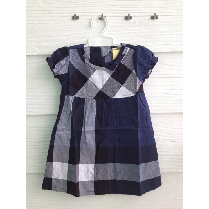 Burberry azul marino vestidos de niña KDR314 | Shopee México